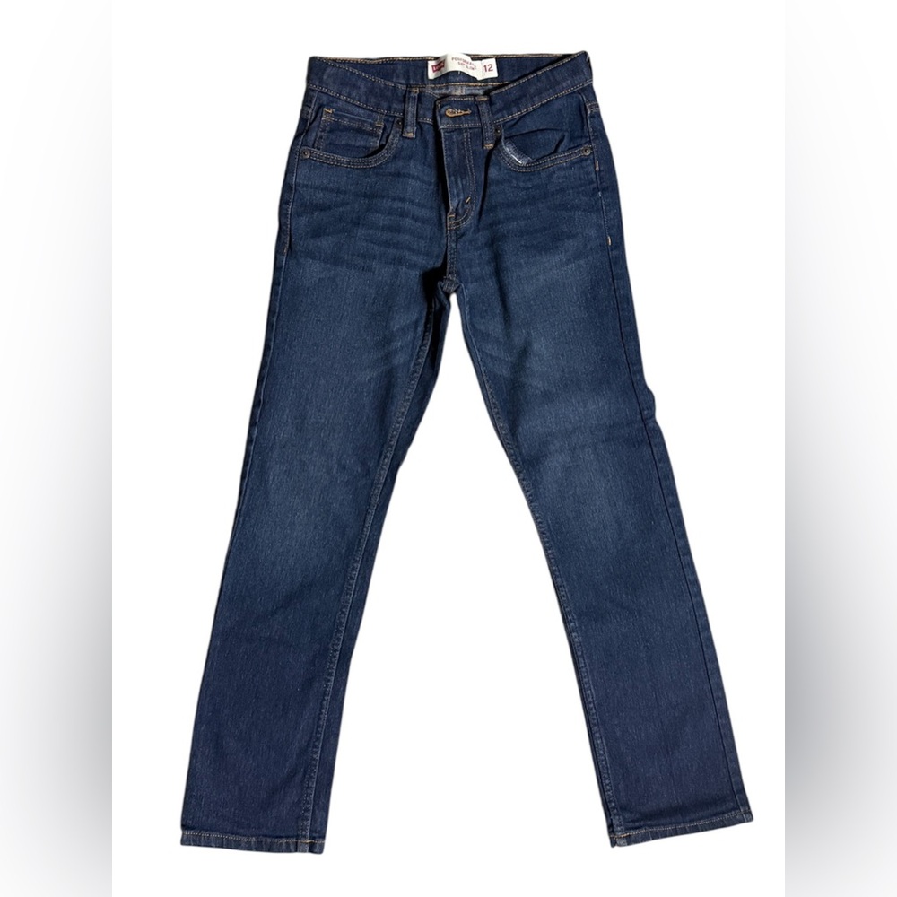 Levi’s 511 Slim Boys Jeans 12R | Like New‎ | Y2K Skater Streetwear Dark Wash - Picture 2 of 4